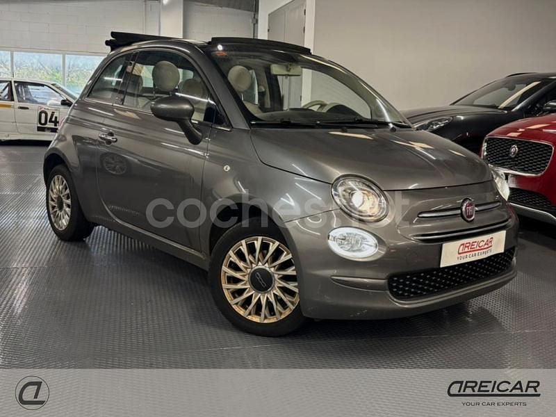 Usado Fiat 500C Lounge 69 CV (50 kW) 2018 Plateado Descapotable