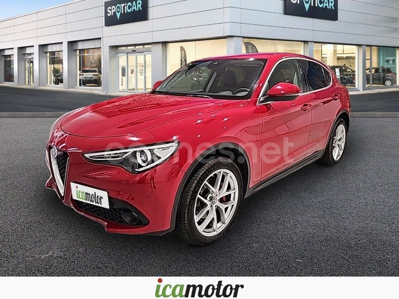 Rojo Usado 2019 Alfa Romeo Stelvio Executive SUV | 26.950 € (Precio justo) - Imagen 1/4