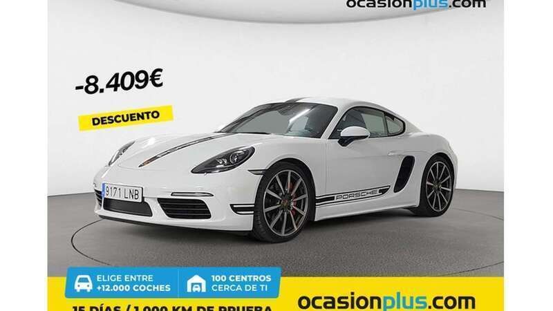 Blanco Usado 2021 Porsche Cayman S Coupe | 73.546 € - Imagen 1/4