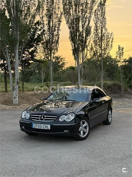 Usado Mercedes CLK240 Avantgarde 170 CV (125 kW) 2003 Negro Coupe