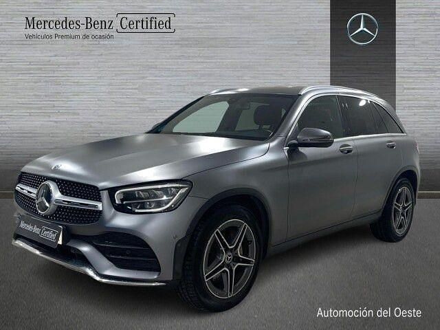 Usado Mercedes GLC200 AMG line 165 CV (121 kW) 2020 Gris selenita SUV