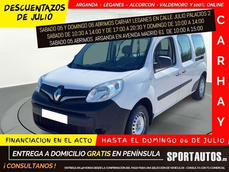 Blanco Usado 2020 Renault Kangoo Monovolumen | 10.490 € (Precio justo) - Imagen 1/4
