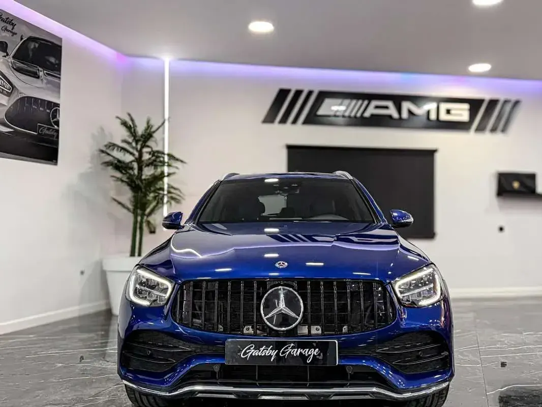 Usado Mercedes GLC220 194 CV (142 kW) 2020 Azul SUV