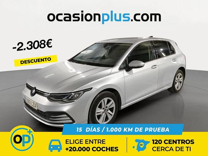 Gris Usado 2022 VW Golf VIII Life | 23.190 € (Buen precio) - Imagen 1/4