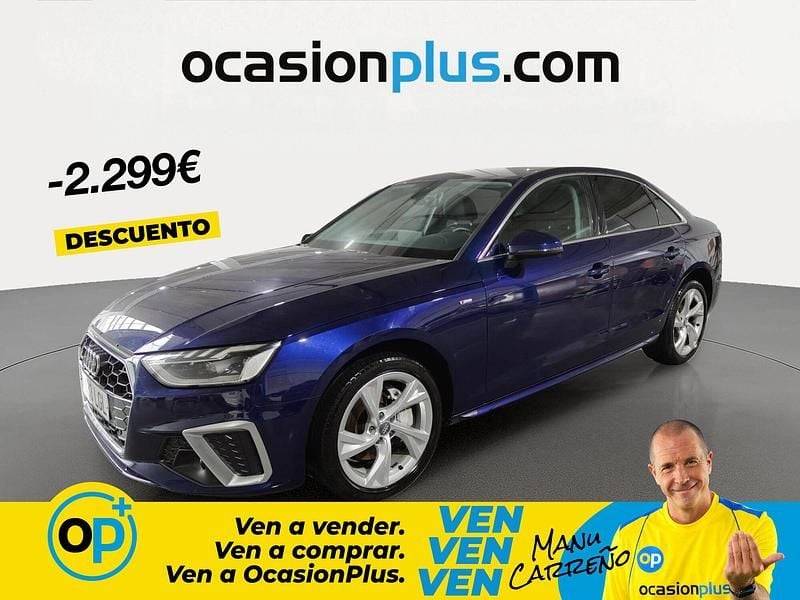Usado Audi A4 S-Line 190 HP (139 kW) 2020 Azul Sedan