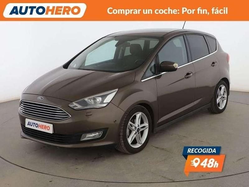 Marrón Usado 2017 Ford C-MAX Titanium Monovolumen | 13.099 € (Precio justo) - Imagen 1/3