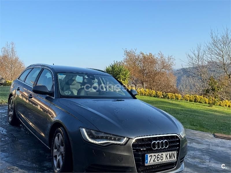Usado Audi A6 245 CV (180 kW) 2013 Gris / plata Familiar