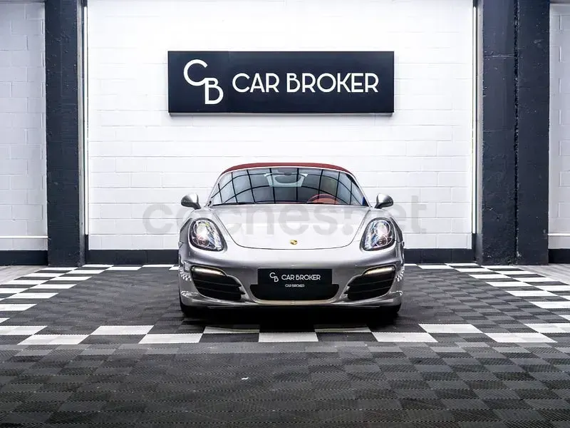 Usado Porsche Boxster 315 CV (231 kW) 2013 Gris / plata Descapotable
