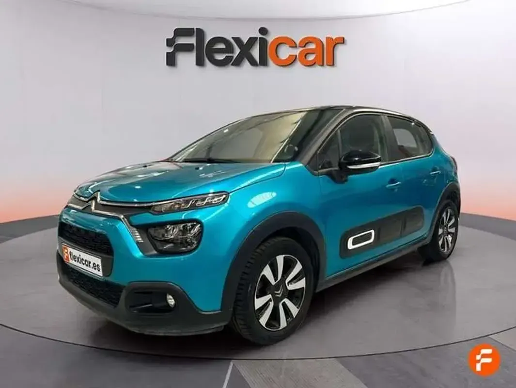 Usado Citroën C3 Feel 83 CV (61 kW) 2021 Azul Utilitario