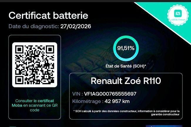 Usado Renault Zoe Business 80 kW (109 CV) 2020 Blanco Utilitario