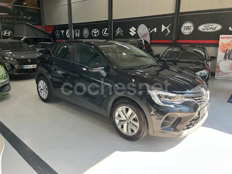 Usado Renault Captur Evolution 90 CV (66 kW) 2022 Negro SUV