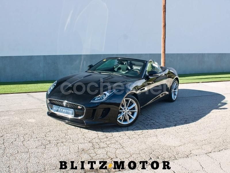 Negro Usado 2015 Jaguar F-Type S Descapotable | 45.450 € - Imagen 1/4
