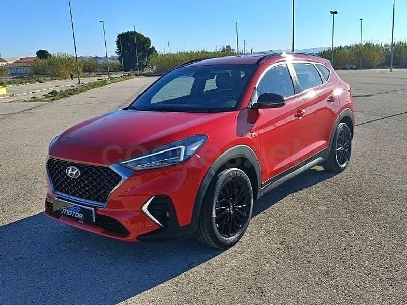 Usado Hyundai Tucson N Line 136 CV (100 kW) 2020 Rojo SUV