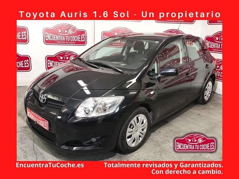 Usado Toyota Auris Sol 124 CV (91 kW) 2007 Negro Utilitario