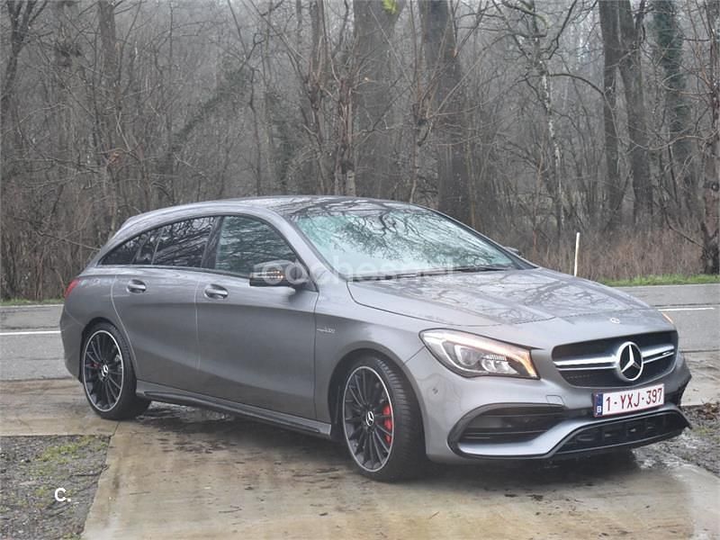 Usado Mercedes CLA45 AMG Shooting Brake 381 CV (280 kW) 2019 Gris / plata Familiar