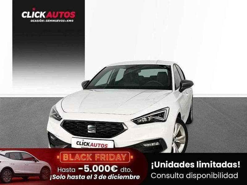 Blanco Usado 2023 Seat Leon FR Berlina | 18.100 € (Buen precio) - Imagen 1/4