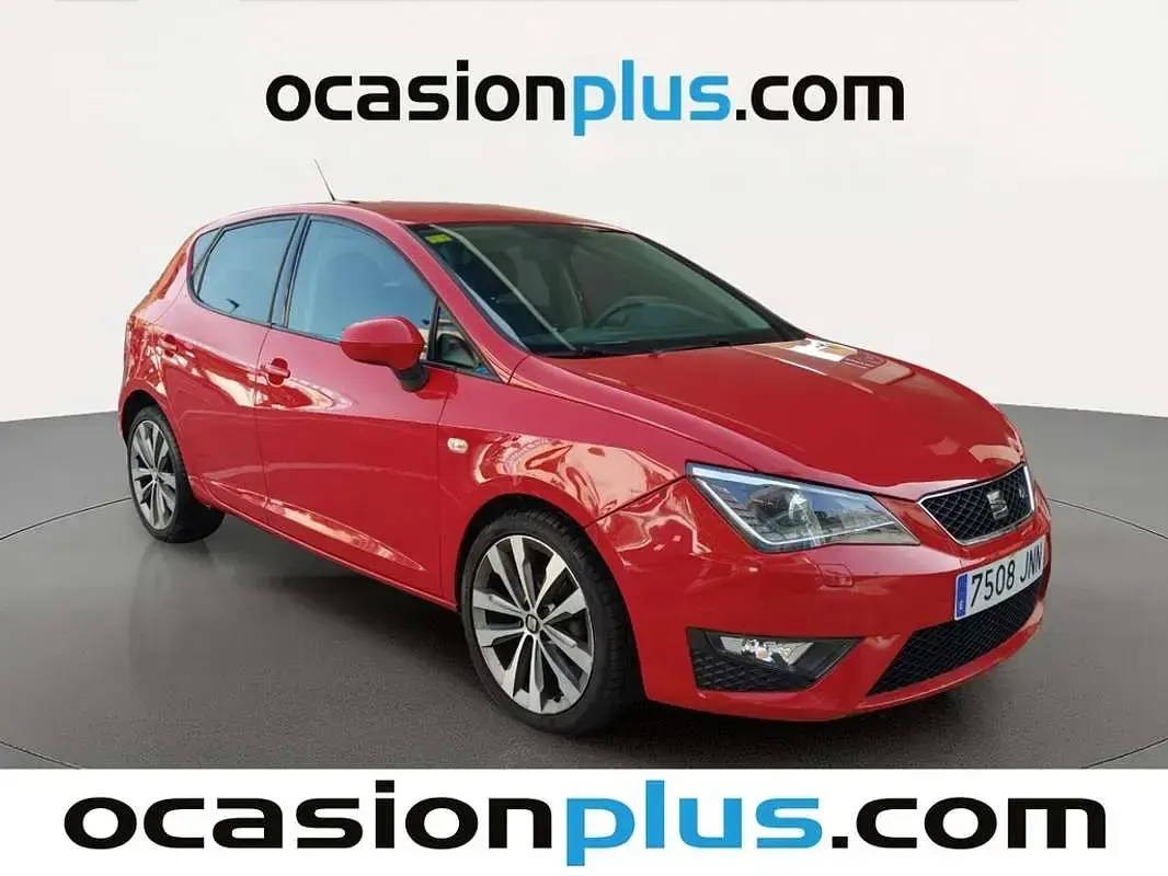 Usado Seat Ibiza FR 90 CV (66 kW) 2016 Rojo Utilitario