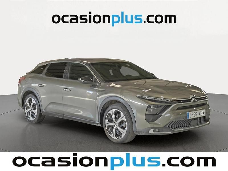 Usado Citroën C5 X Feel 131 CV (96 kW) 2022 Gris Familiar
