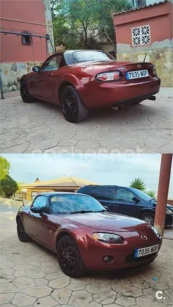 Usado Mazda MX5 Sportive 160 CV (117 kW) 2006 Granate Descapotable