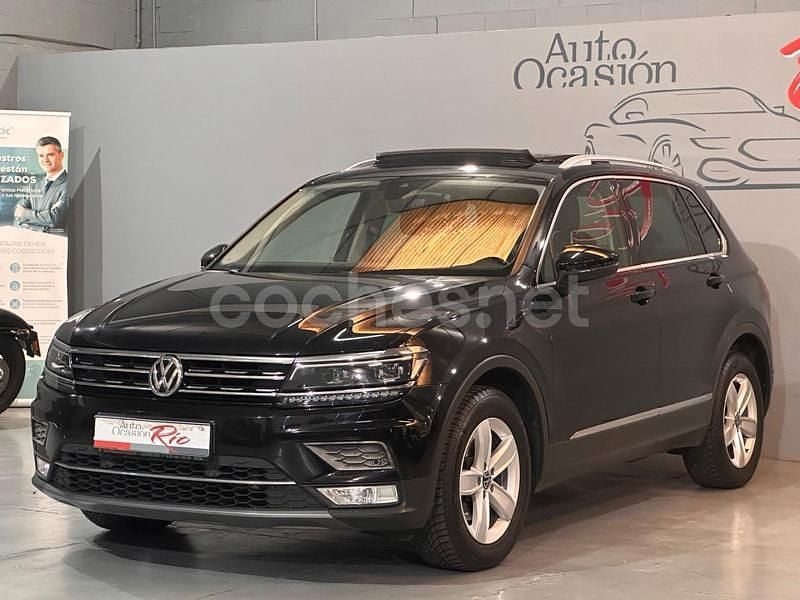Negro Usado 2016 VW Tiguan Advance SUV | 21.990 € (Precio justo) - Imagen 1/4