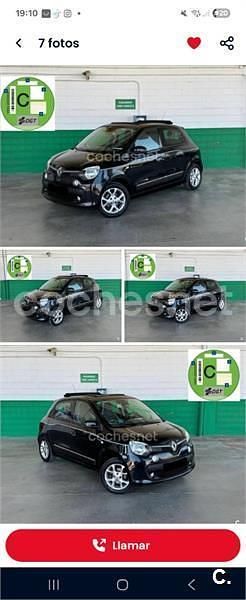Usado Renault Twingo Intens 70 CV (51 kW) 2015 Negro Utilitario