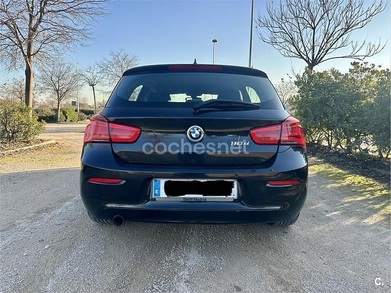 Negro Usado 2016 BMW 116 Efficient Dynamics Utilitario | 14.750 € (Precio justo) - Imagen 1/4