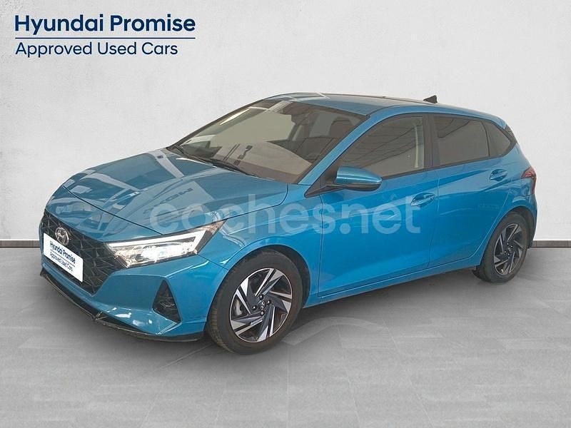 Azul Usado 2022 Hyundai i20 Berlina | 16.490 € (Precio justo) - Imagen 1/4