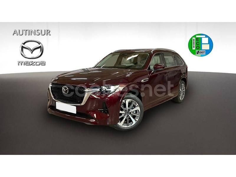 Rojo Usado 2024 Mazda CX-80 Takumi-Line SUV | 57.900 € (Precio justo) - Imagen 1/4