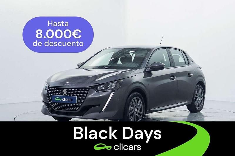 Gris Usado 2021 Peugeot 208 Active Utilitario | 10.890 € (Buen precio) - Imagen 1/4