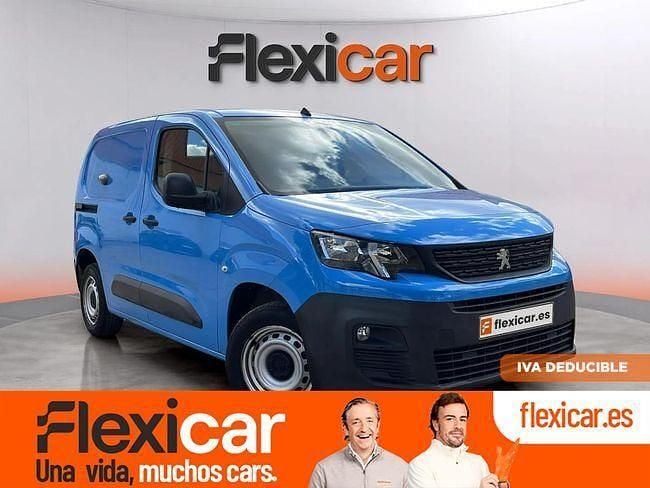 Azul Usado 2019 Peugeot Partner Premium Monovolumen | 9890 € (Precio justo) - Imagen 1/4