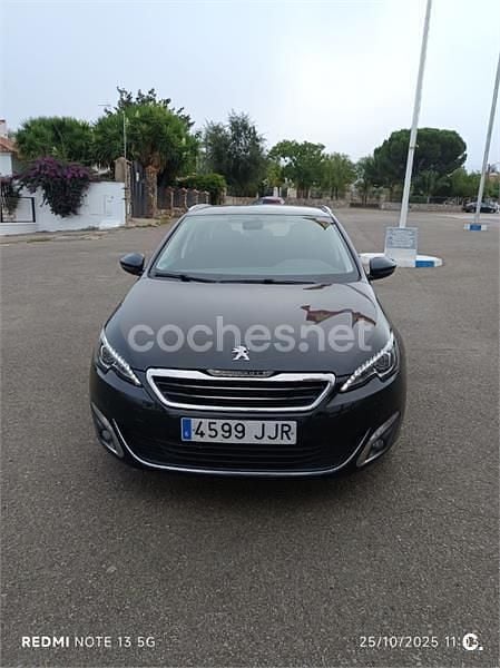 Negro Usado 2015 Peugeot 308 GT-line Familiar | 7000 € (Buen precio) - Imagen 1/4