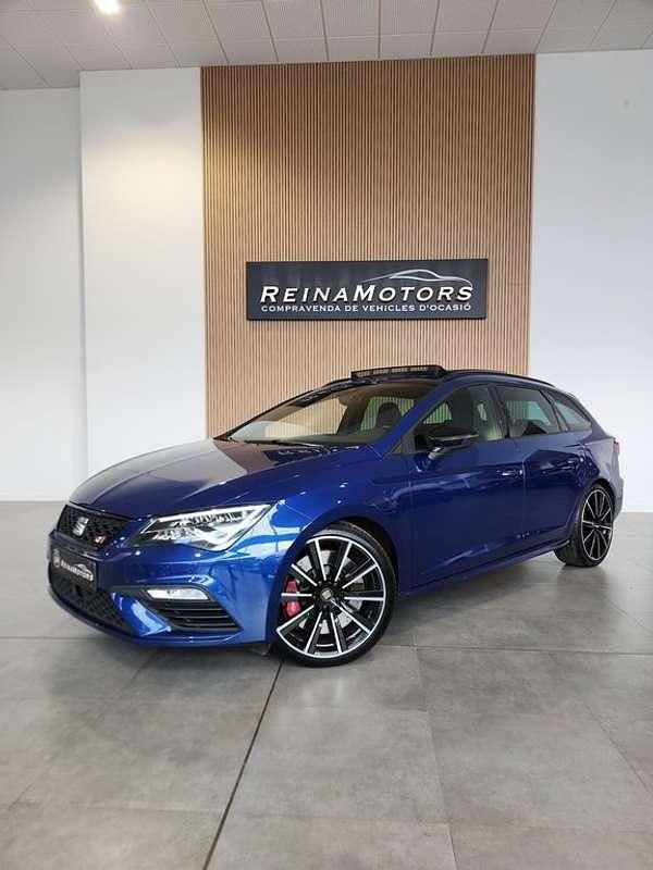 Azul Usado 2018 Cupra Leon Familiar | 23.989 € (Precio justo) - Imagen 1/4