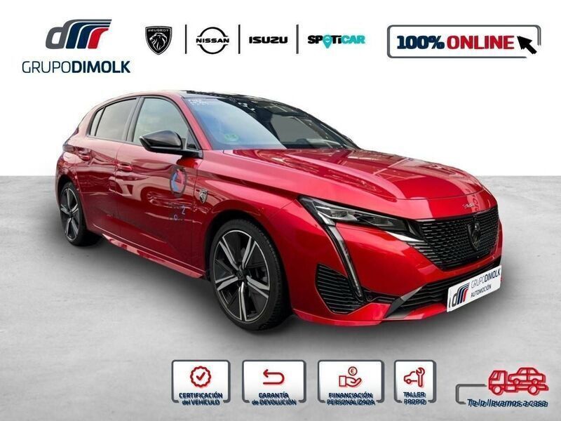 Usado Peugeot 308 GT 177 CV (130 kW) 2022 Rojo Utilitario