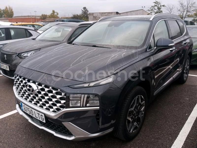 Azul Usado 2021 Hyundai Santa Fe SUV | 27.590 € (Precio justo) - Imagen 1/4