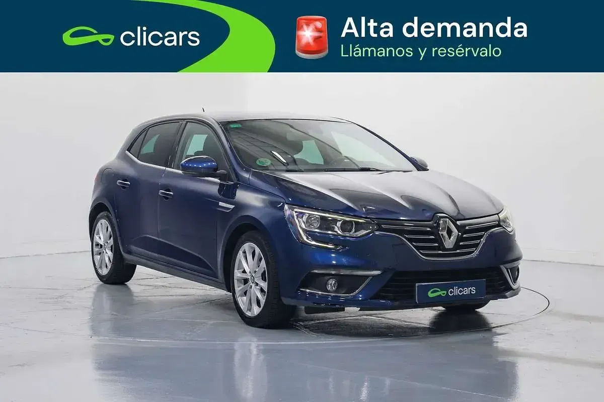 Usado Renault Mégane Zen 132 CV (97 kW) 2018 Azul Utilitario