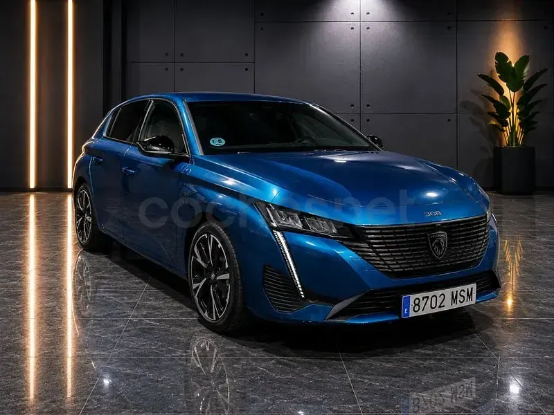 Usado Peugeot 308 Allure 130 CV (95 kW) 2024 Azul Berlina