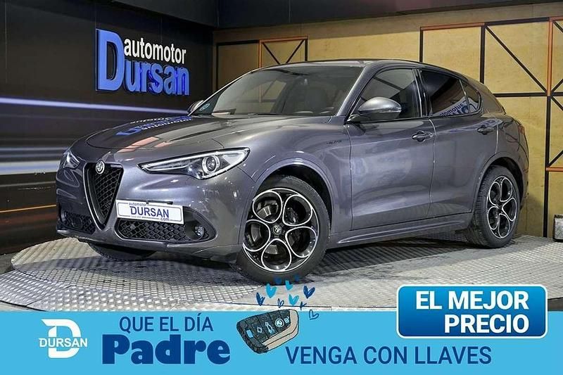 Usado Alfa Romeo Stelvio Veloce 212 CV (155 kW) 2021 Gris SUV