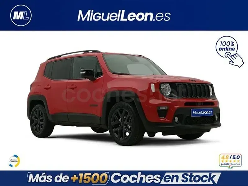 Usado Jeep Renegade Night Eagle 120 CV (88 kW) 2022 Rojo SUV