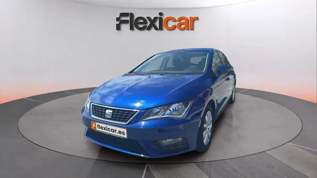 Usado Seat Leon Style 115 CV (84 kW) 2018 Azul Berlina