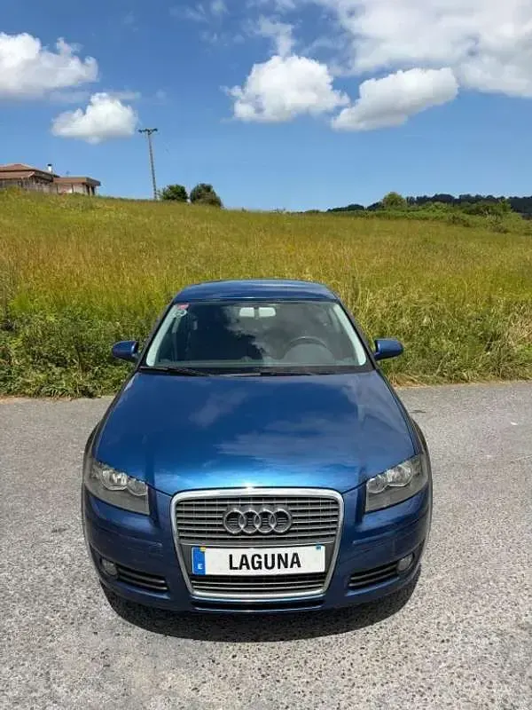 Usado Audi A3 Attraction 105 CV (77 kW) 2008 Azul Utilitario