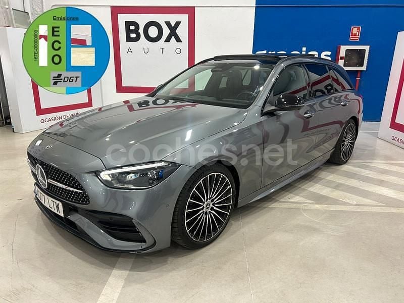 Gris / plata Usado 2021 Mercedes C220 Familiar | 33.900 € (Precio justo) - Imagen 1/4