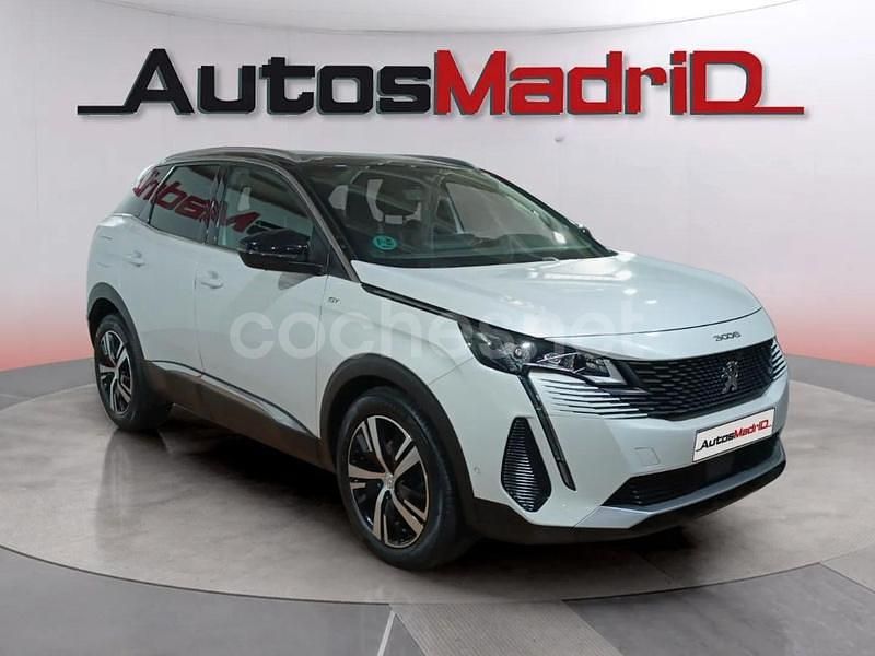 Blanco Usado 2021 Peugeot 3008 GT SUV | 18.990 € (Un poco caro) - Imagen 1/4