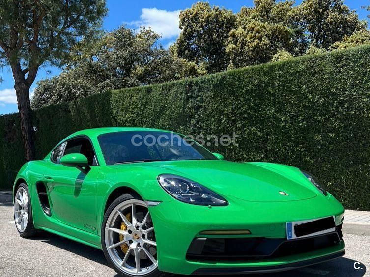 Verde Usado 2020 Porsche 718 Cayman GTS Coupe | 96.990 € - Imagen 1/4