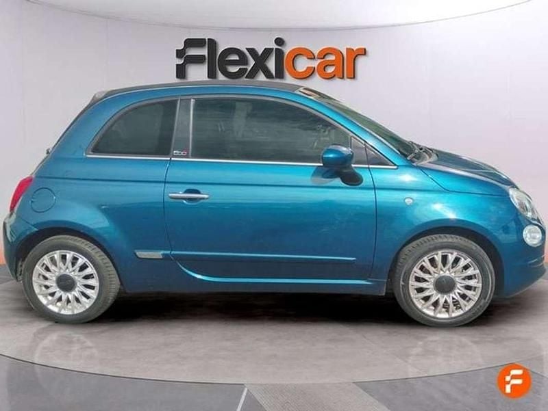 Usado Fiat 500C Lounge 69 CV (50 kW) 2019 Azul Descapotable