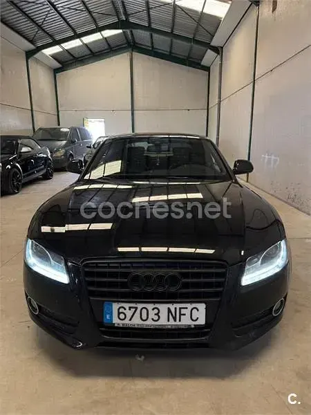 Usado Audi A5 190 CV (139 kW) 2009 Negro Coupe