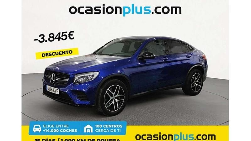 Azul Usado 2019 Mercedes GLC220 Coupe | 38.455 € (Precio justo) - Imagen 1/4