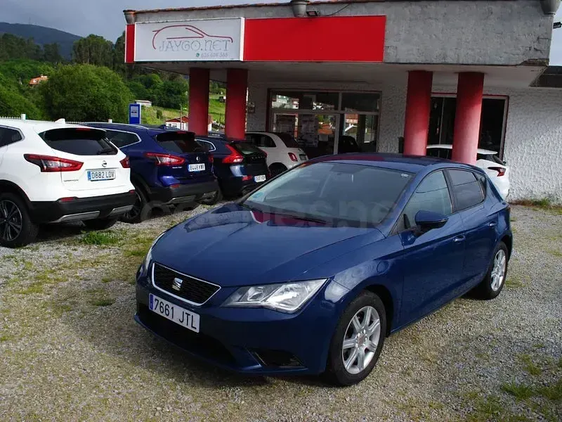 Usado Seat Leon Reference 90 CV (66 kW) 2016 Azul Berlina