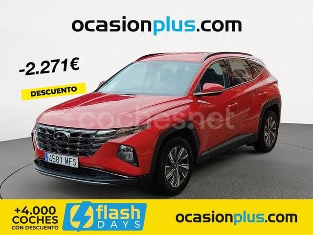 Rojo Usado 2023 Hyundai Tucson SUV | 23.490 € (Precio justo) - Imagen 1/4