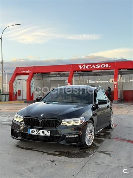 Usado BMW 530 M Sport 258 CV (189 kW) 2018 Negro Berlina