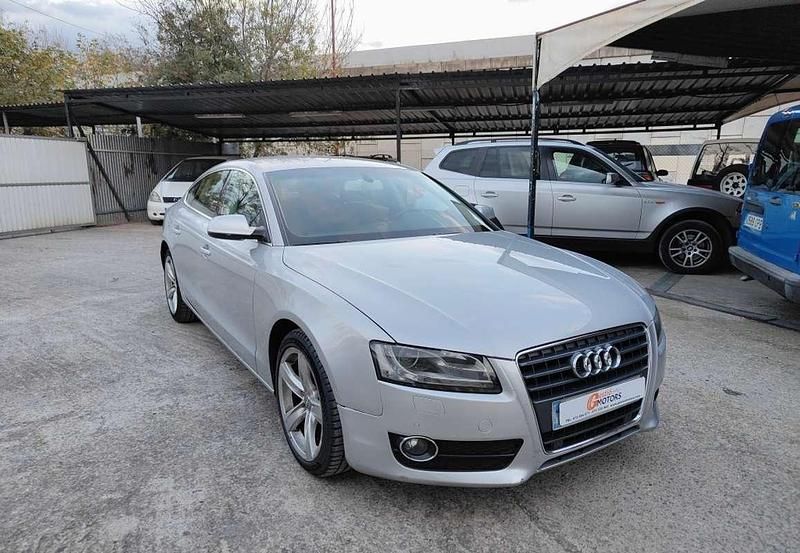 Usado Audi A5 Sportback 143 CV (105 kW) 2009 Gris / plata Utilitario